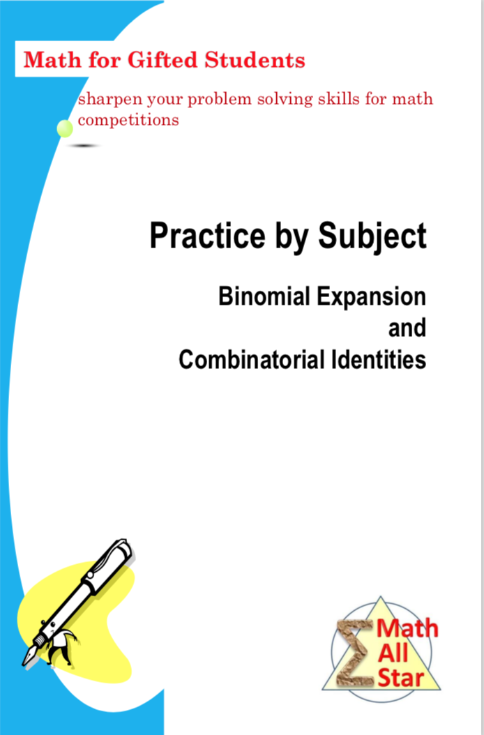 Binomial Expansion and Combinatorial Identities Practice cover